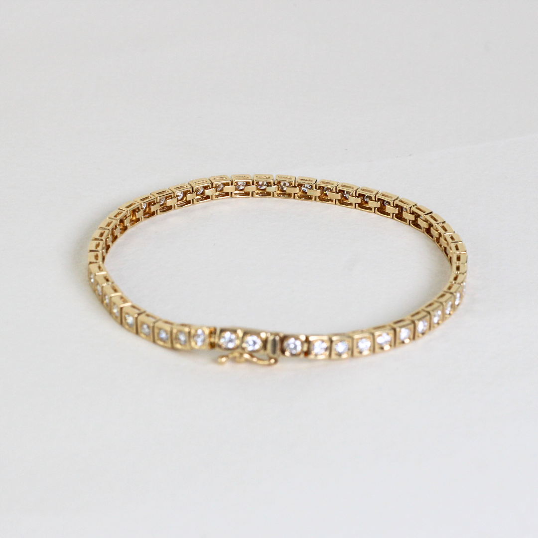 2cts Round cut Tennis bracelet
