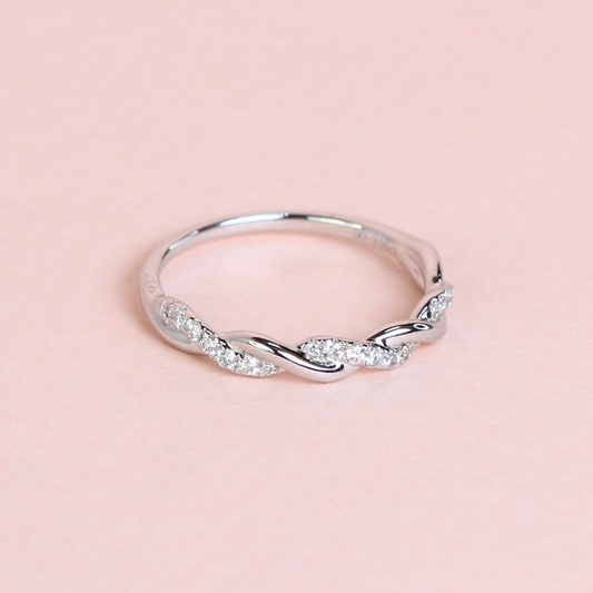 .20cts Round cut Half Eternity ring