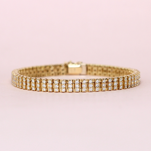 3cts Round cut Tennis bracelet