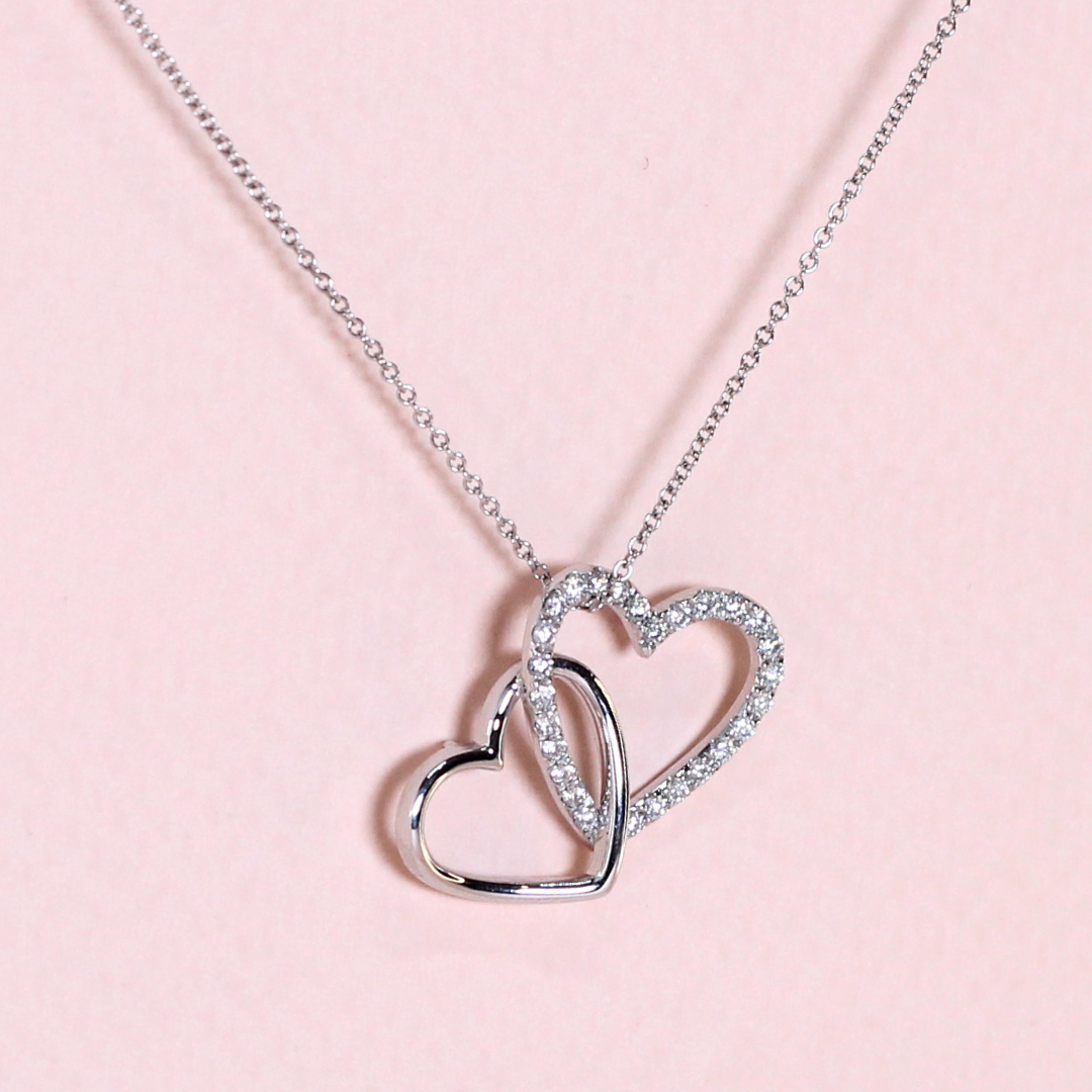 .38cts Heart necklace
