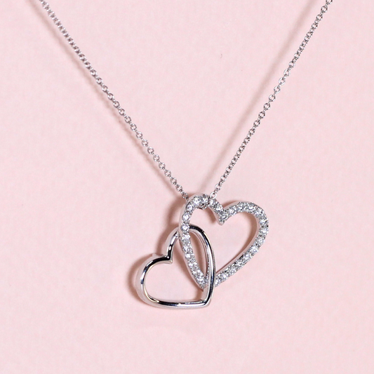 .38cts Heart necklace