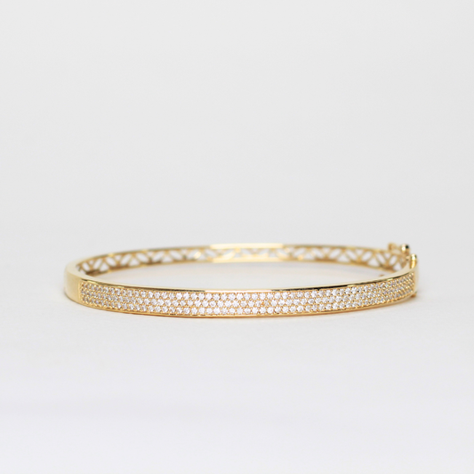 .96cts Half Eternity bangle