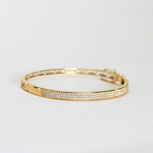 .96cts Half Eternity bangle