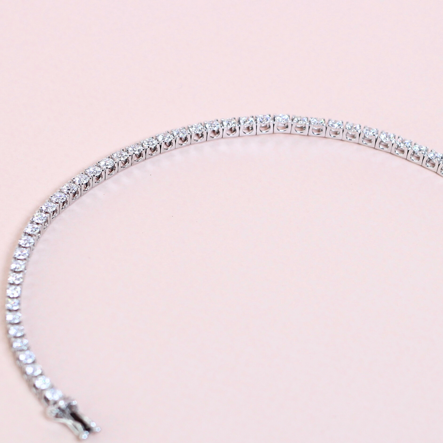 4.30cts Round cut Tennis bracelet