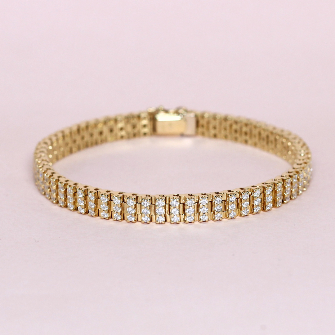 3cts Round cut Tennis bracelet