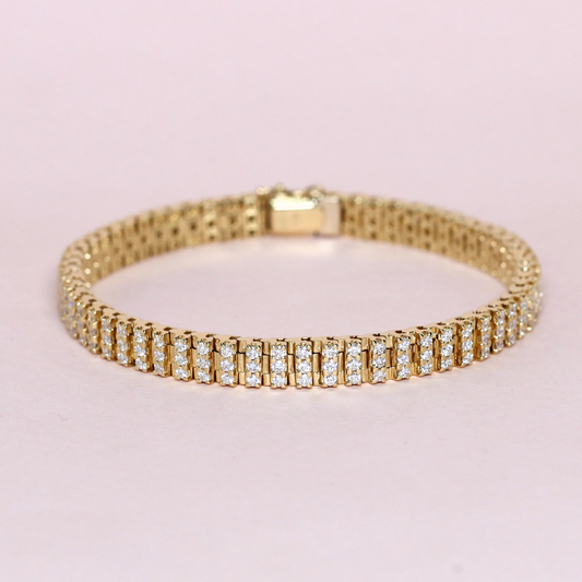 3cts Round cut Tennis bracelet