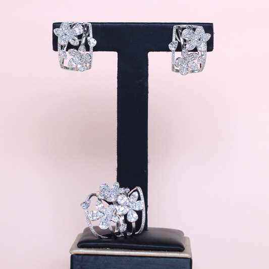 2.30cts Flower Illusion Statement set