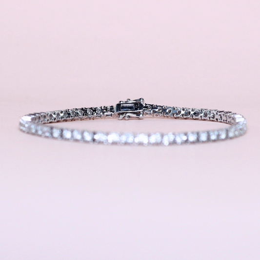 1.30cts Round cut Tennis bracelet