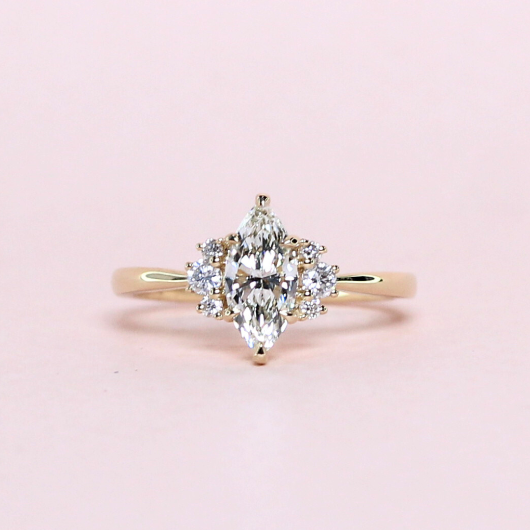 .67cts Marquise cut ring on modified band