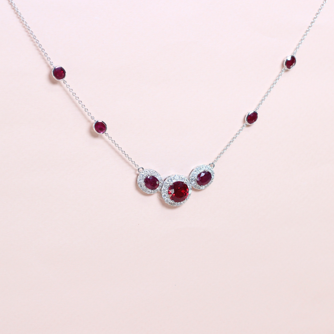 Ruby and Diamond necklace