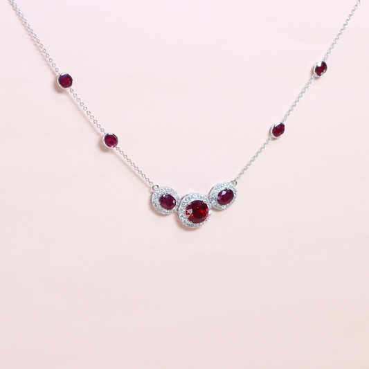 Ruby and Diamond necklace