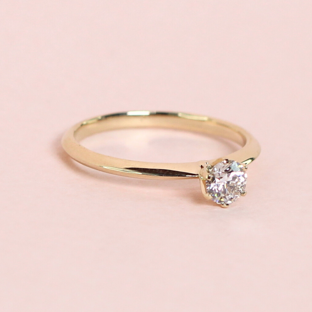 .30ct Round cut Solitaire ring