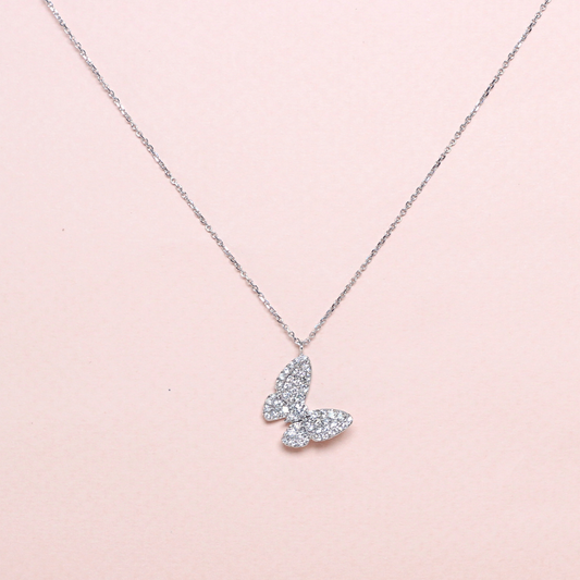 .42cts Butterfly Illusion Necklace
