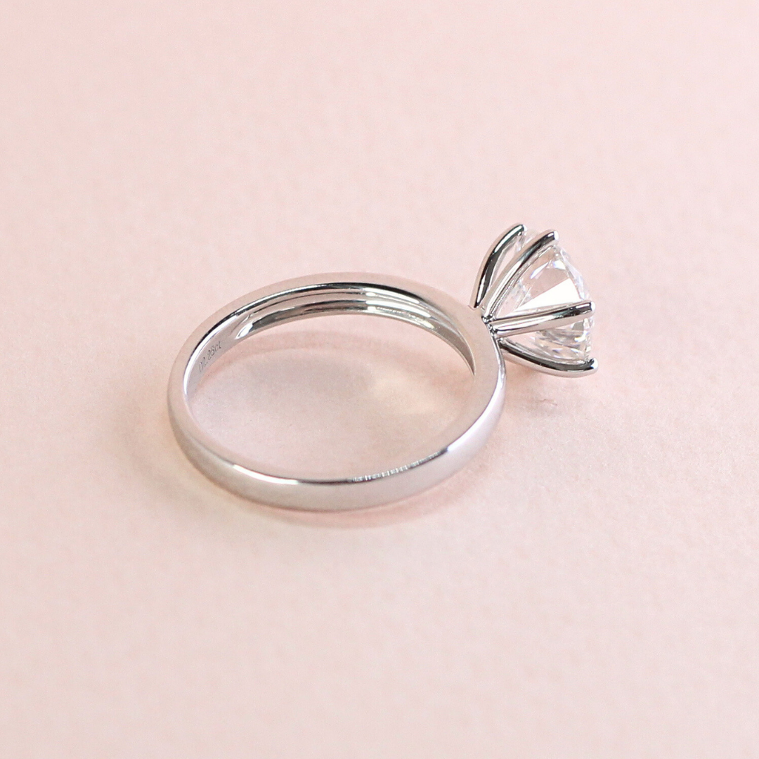 2.01ct Round cut Solitaire Lab-grown ring
