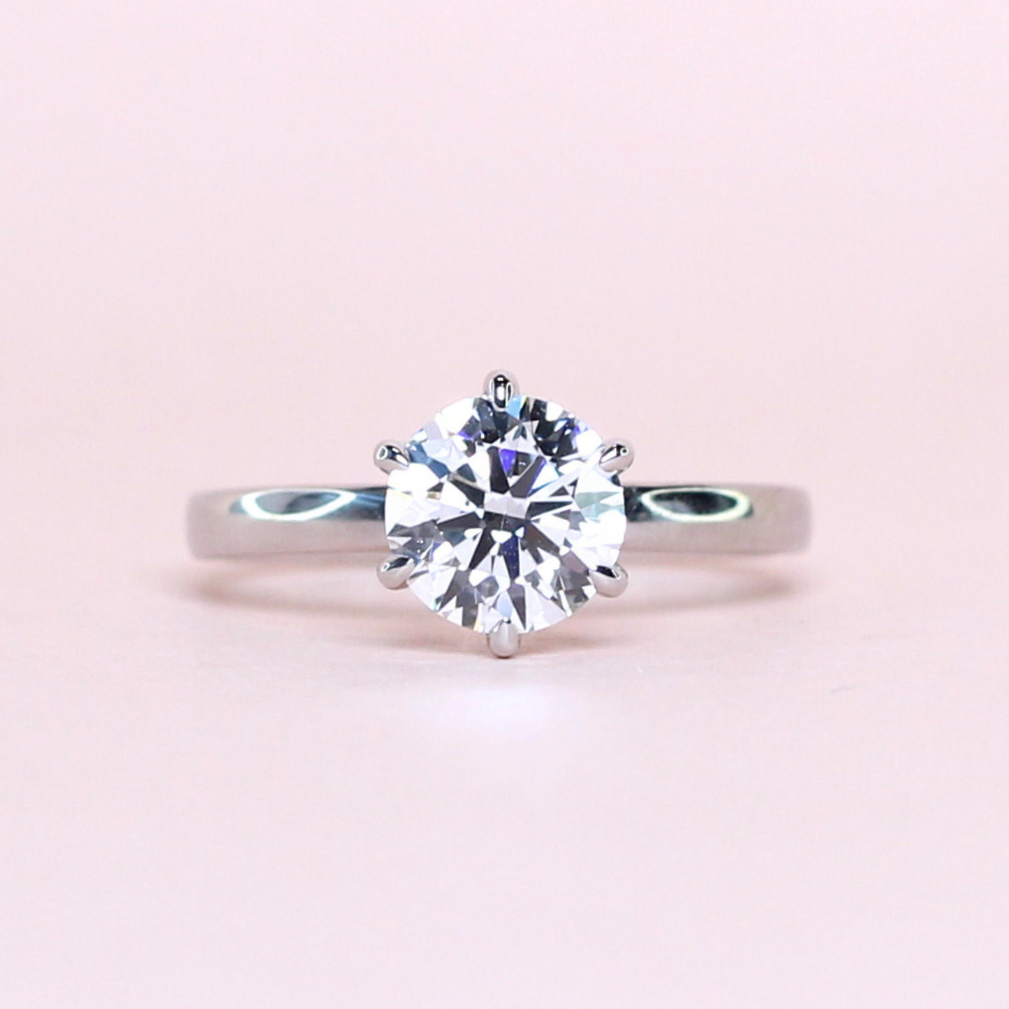 1.51ct Round cut Solitaire Lab-grown ring