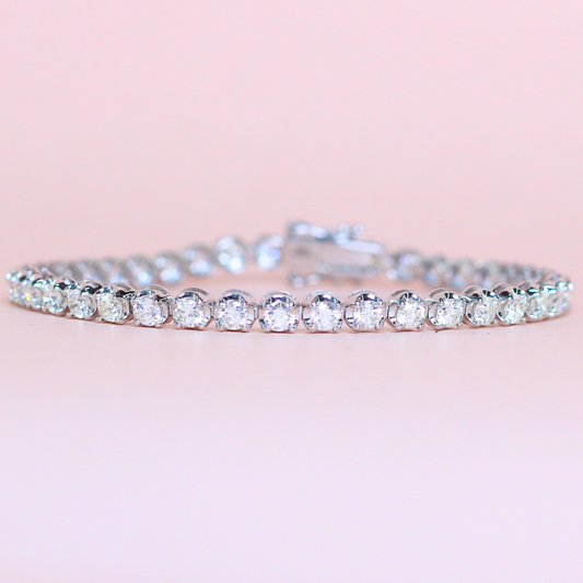 4.20cts Round cut Tennis bracelet