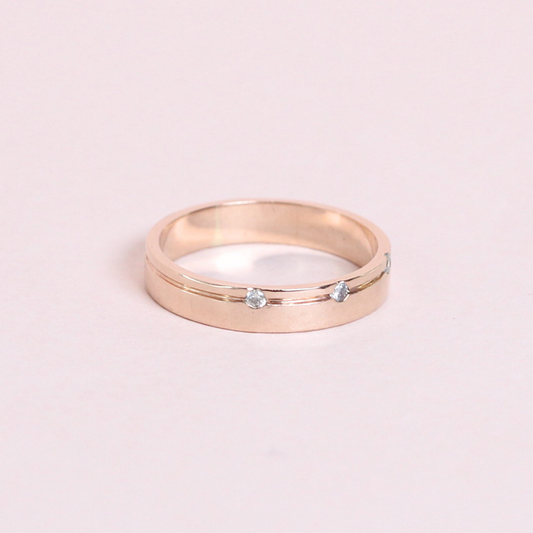 .05cts Round cut ring (PH made)