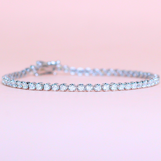 1.82cts Round cut Tennis bracelet