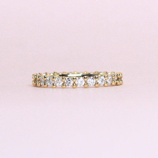 1cts Round cut Full Eternity ring