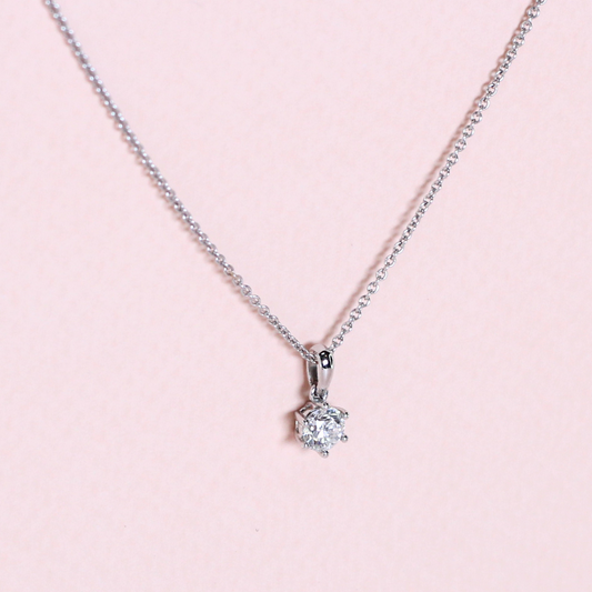 .50ct Round cut Solitaire necklace