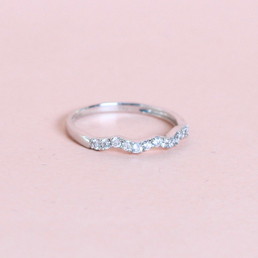 .26cts Round cut Half Eternity ring