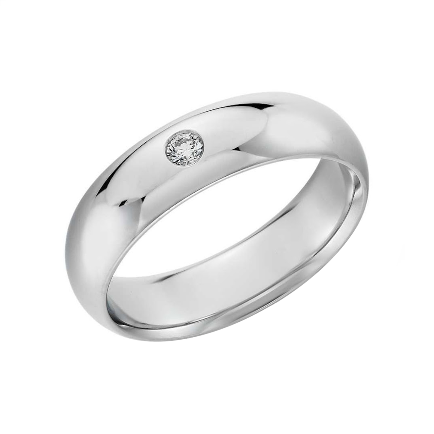 .03ct 5mm Solo stone Male ring
