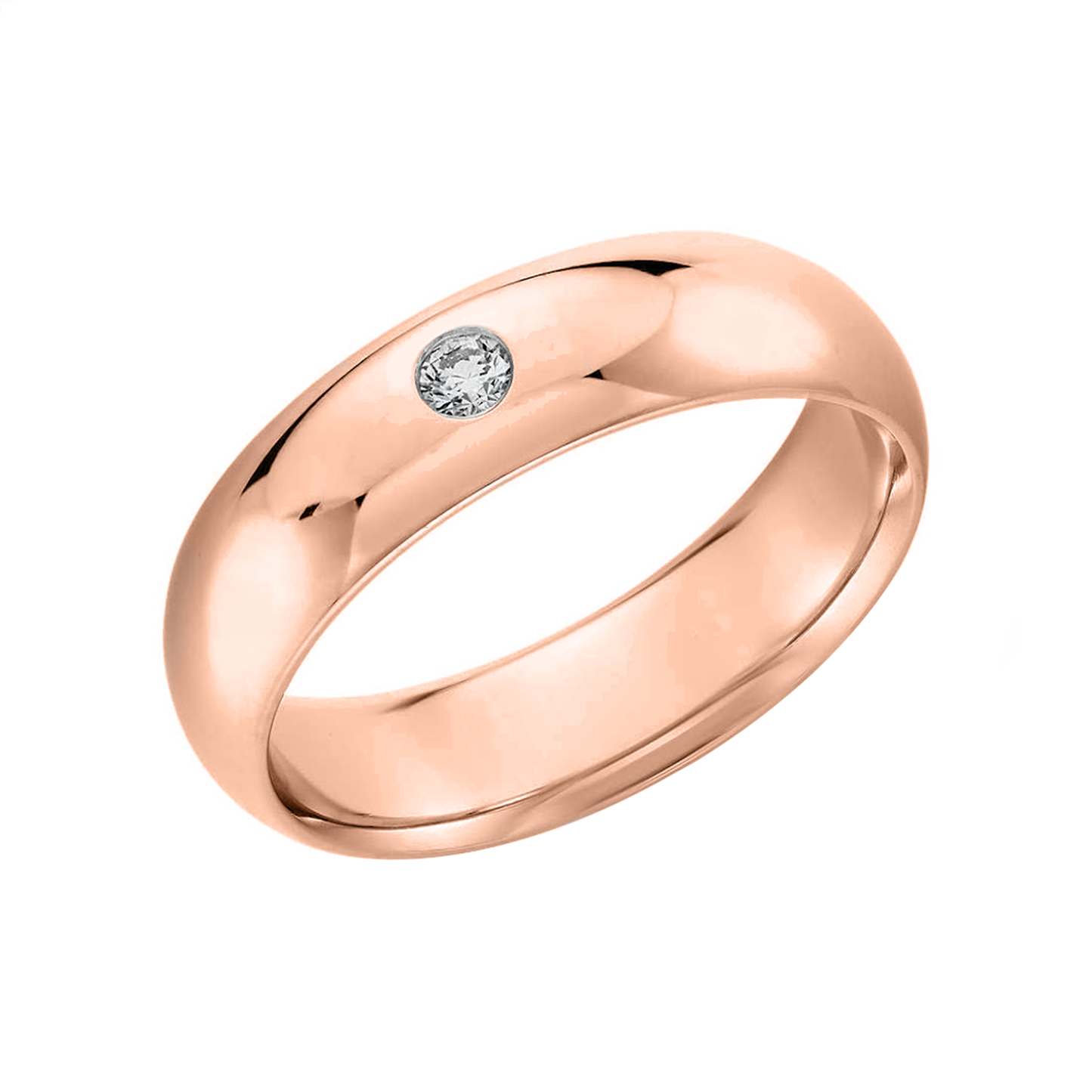 .03ct 5mm Solo stone Male ring