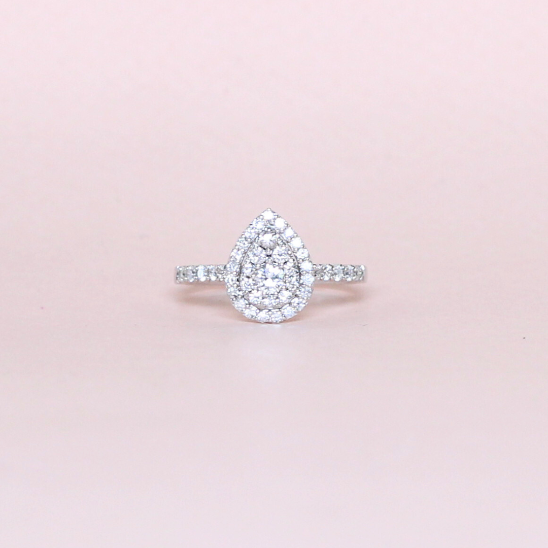 .59cts Pear Illusion ring