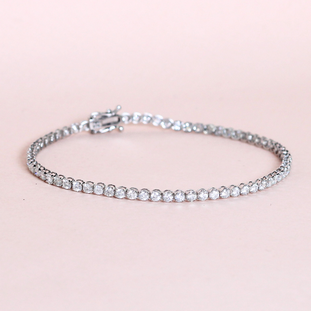 3cts Round cut Tennis bracelet
