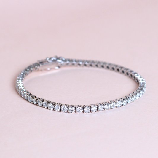 3.5cts Round cut Tennis bracelet