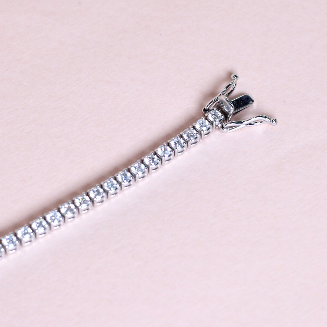 3.5cts Round cut Tennis bracelet
