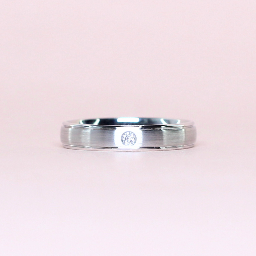 .03ct Solo stone Male ring