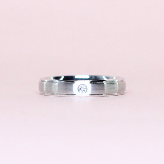 .03ct Solo stone Male ring