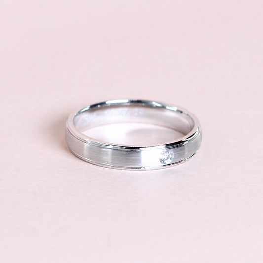 .03ct Solo stone Male ring