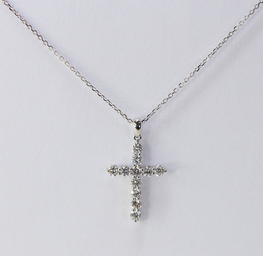 .71cts Cross necklace