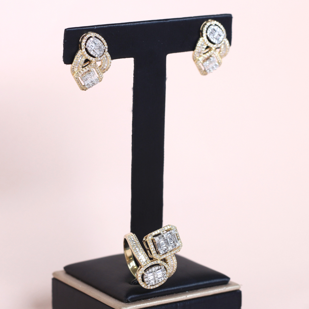2.11cts Multi-shape Illusion set