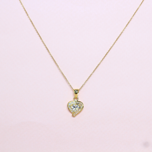 .50cts Heart necklace