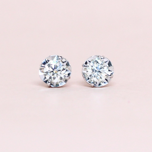 .48cts Round cut Solitaire Stud earrings