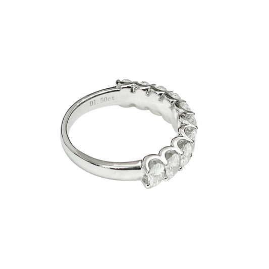 10 stone Oval diamond ring
