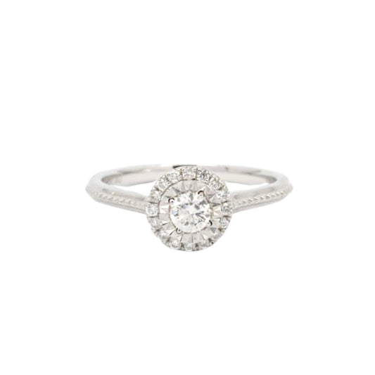 .40cts Round cut ring with Enlarger