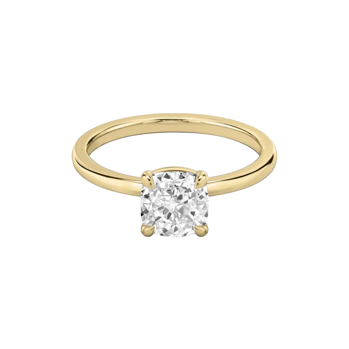 .50 Cushion cut Solitaire ring