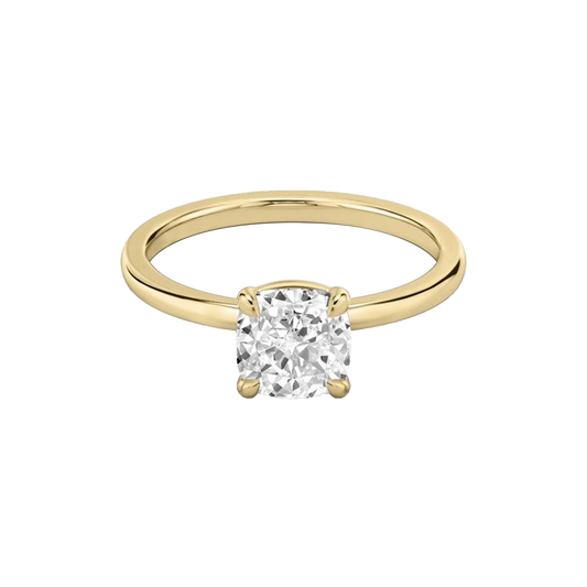 .50 Cushion cut Solitaire ring