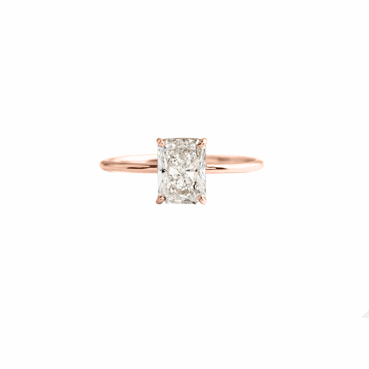 .50ct Radiant cut Solitaire ring