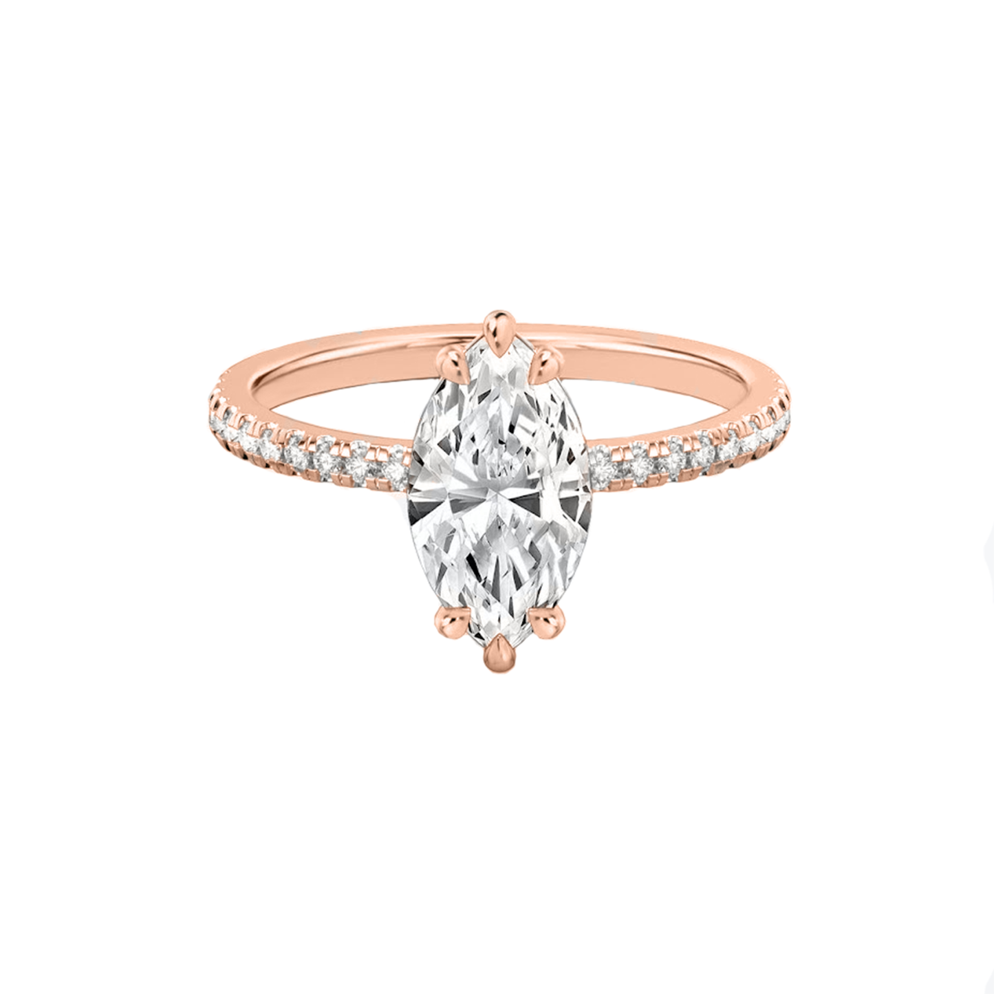 .70cts Marquise cut Pavé ring