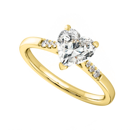 .65cts Heart cut ring
