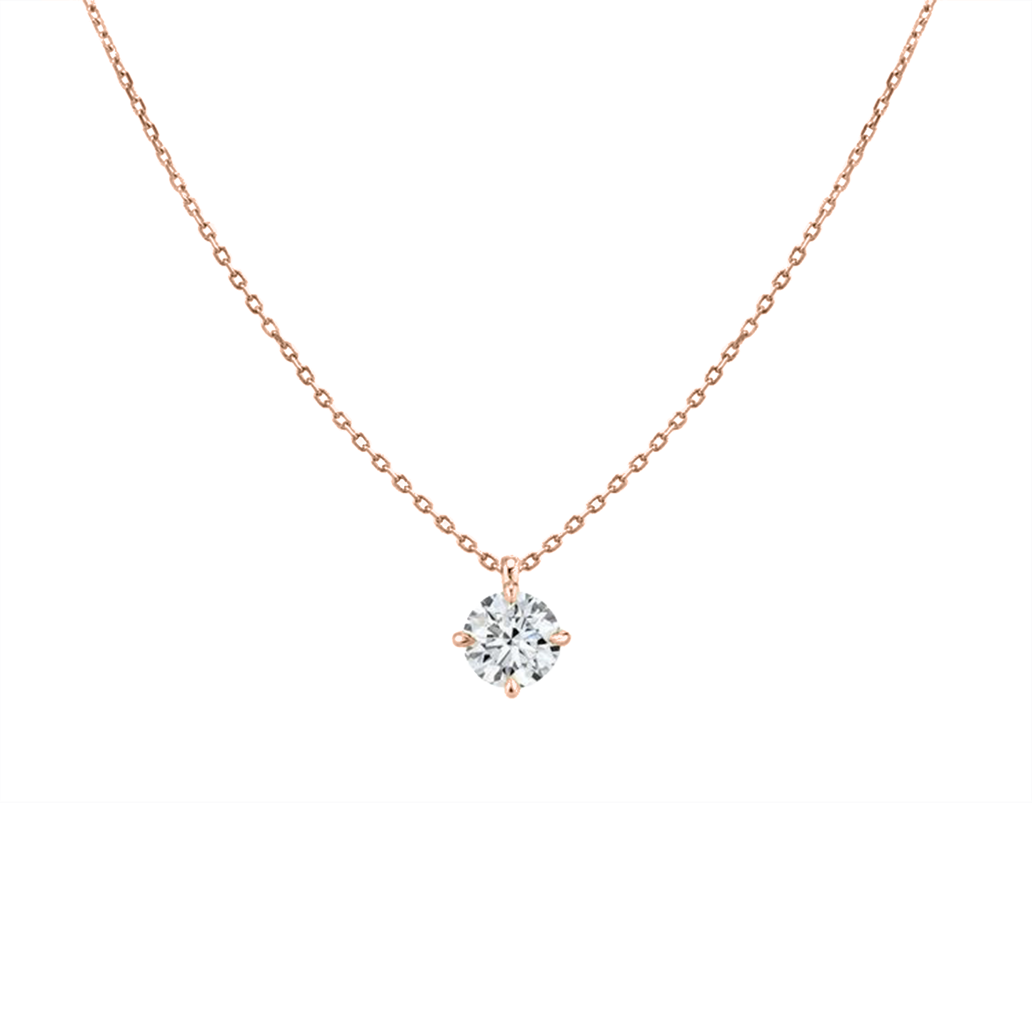 .50ct Round cut Solitaire necklace