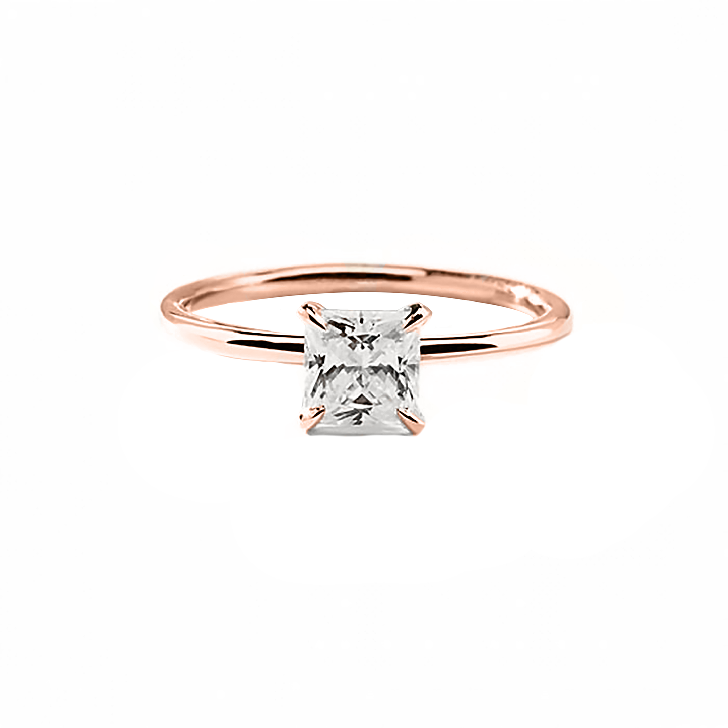.50ct Princess cut Solitaire ring
