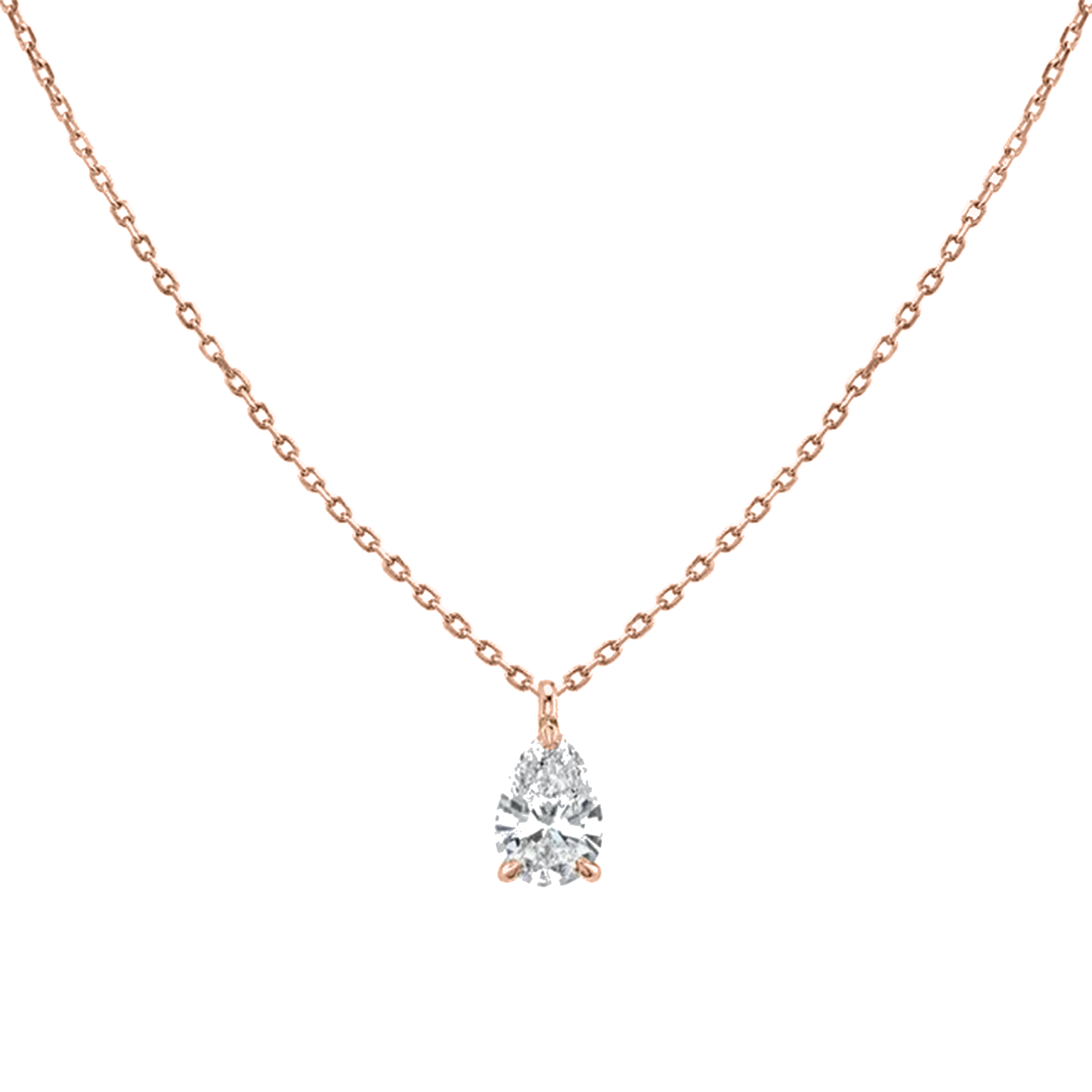 .50ct Pear cut Solitaire necklace