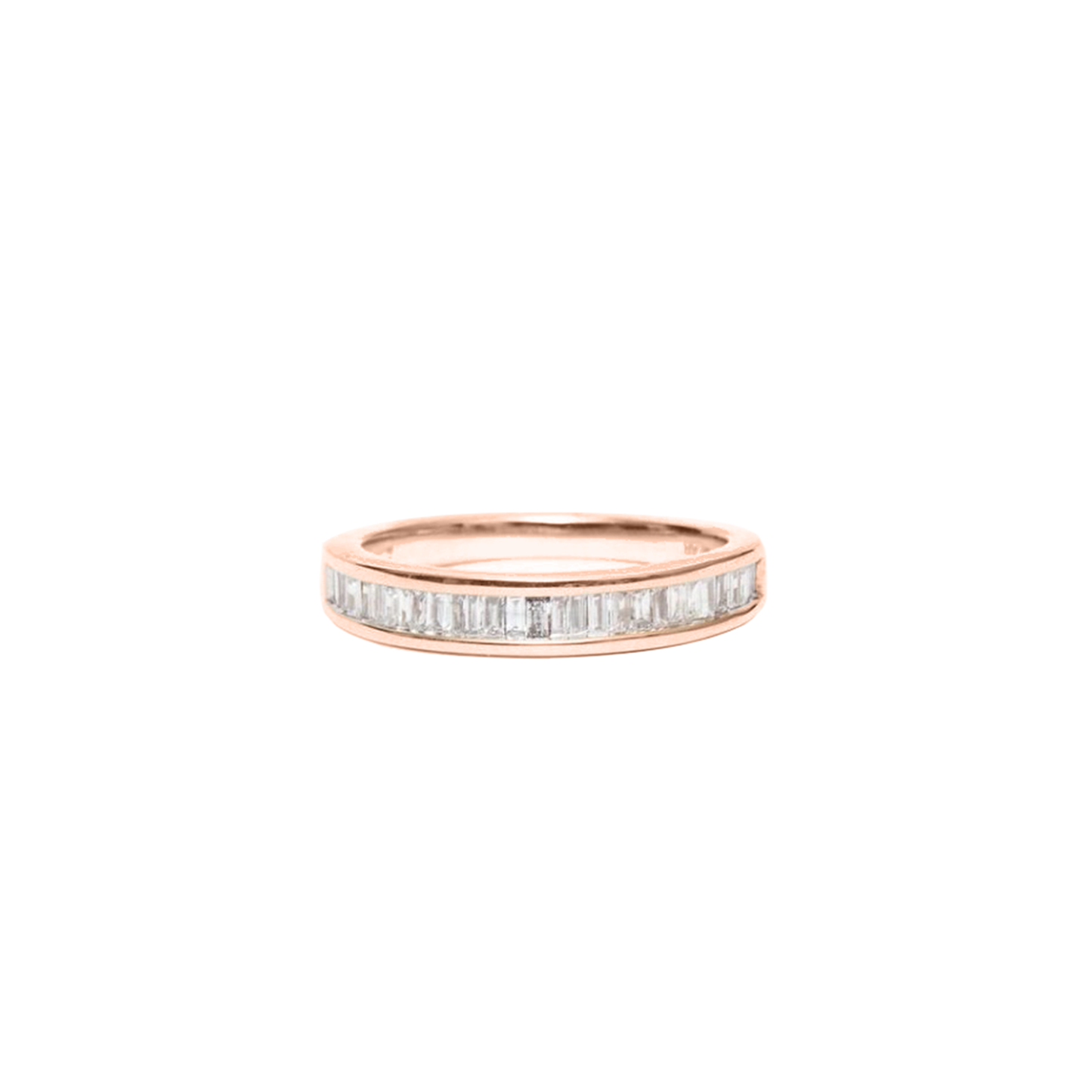 .50cts Baguette cut Half Eternity ring