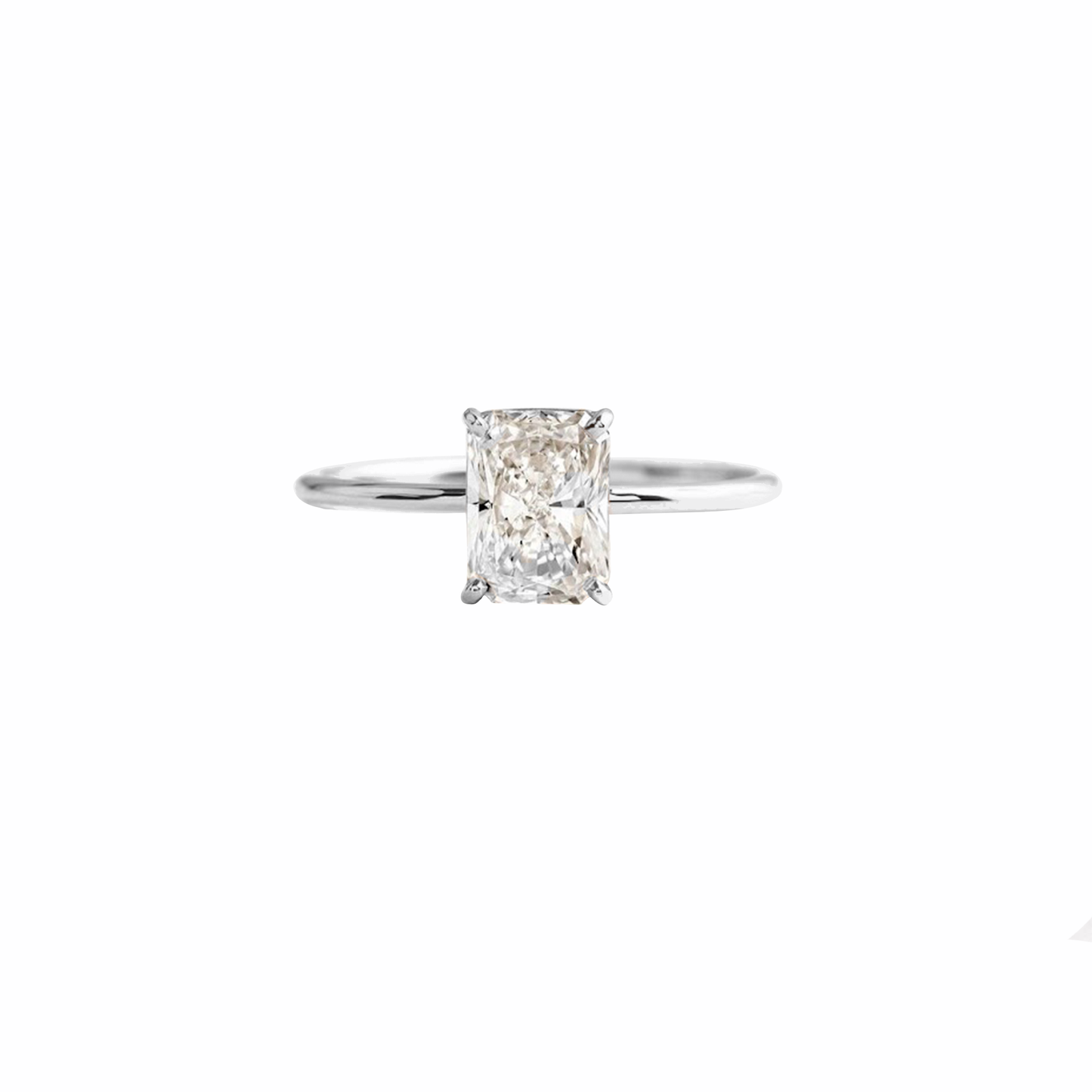 .50ct Radiant cut Solitaire ring